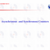 PPT Asynchronous and Synchronous Counters - Analog and Digital Electronics