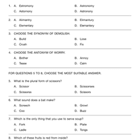 Model Test Paper - 2 - Class 2 PDF Download