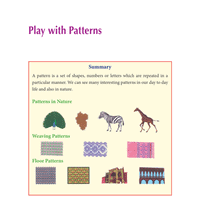 Printable Textbook: Play with Patterns - Level 3 - Class 1 PDF Download