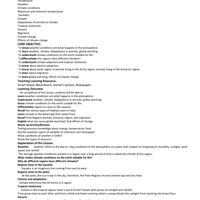 Lesson Planning - Weather, Climate and Adaptations in Animals, Science ...