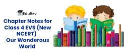 Class 4 EVS NCERT Chapter Notes (Our Wonderous World): New NCERT PDF ...