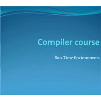 PPT Run Time Storage Organization - Compiler Design - Computer Science
