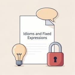 Idioms and Fixed Expressions - English for ACT PDF Download