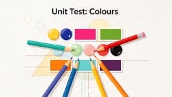 Colours Unit Test Class 3 English (Santoor) PDF Download