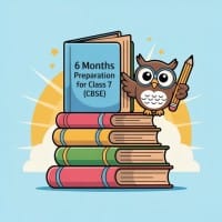 6 Months Preparation for Class 7  CBSE 