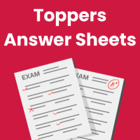 Toppers Answer Sheets for Class 12