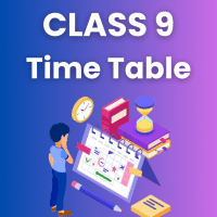 Chapter-wise Time Table for Class 9