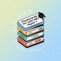 Flashcards for UGC NET Paper 1