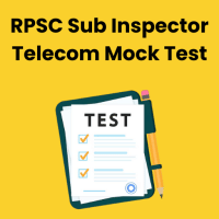 RPSC Sub Inspector Telecom Mock Test Series