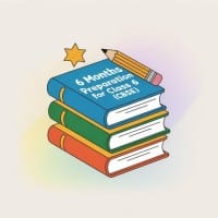 6 Months Preparation for Class 6  CBSE 