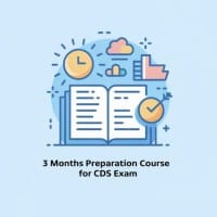 3 Months Preparation Course for CDS Exam