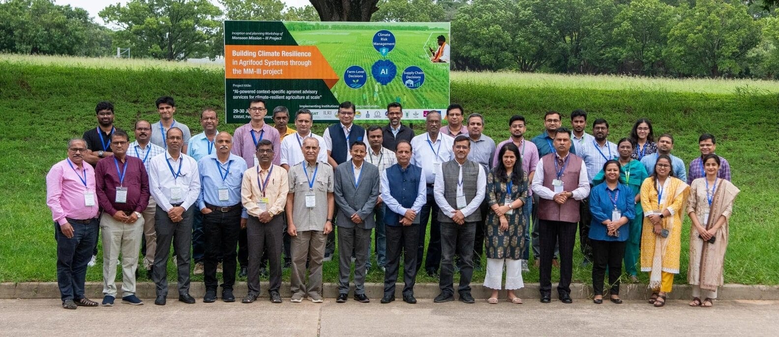 ICRISAT`s AI-based Agromet Advisory Service