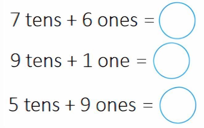 Numbers from 51 to 100 - 1 Class 1 Worksheet Maths