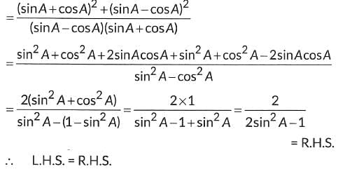 Class 10 Maths Chapter 8 Previous Year Questions - Introduction to Trigonometry