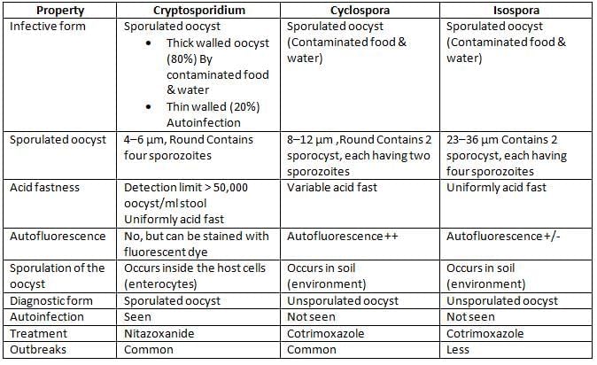 Coccidian Parasites Chapter Notes | Microbiology - NEET PG