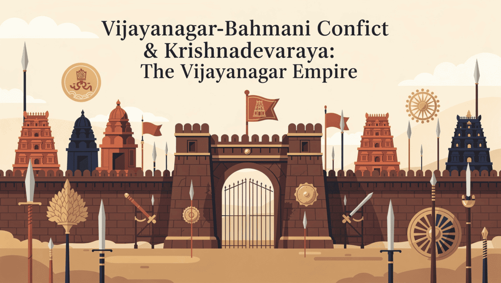 Vijayanagar-Bahmani Conflict and Krishnadevaraya The Vijayanagar Empire