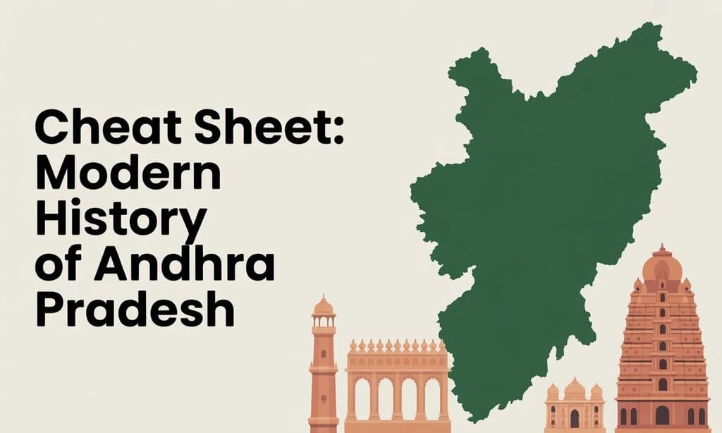 Cheat Sheet: Modern History of Andhra Pradesh
