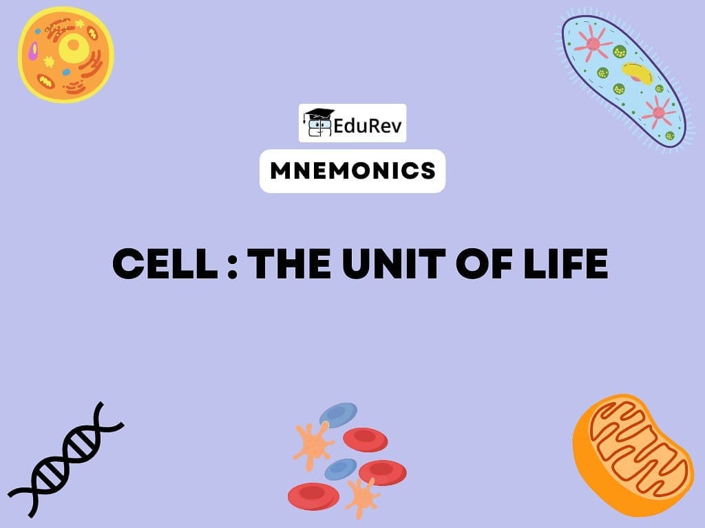 Mnemonics: Cell- The Unit of Life