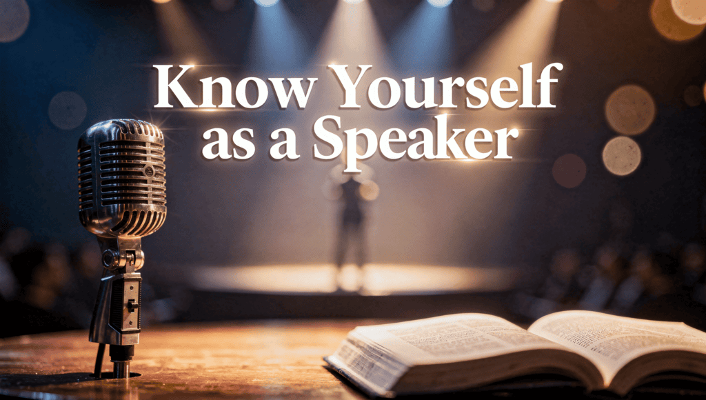 Know Yourself as a Speaker