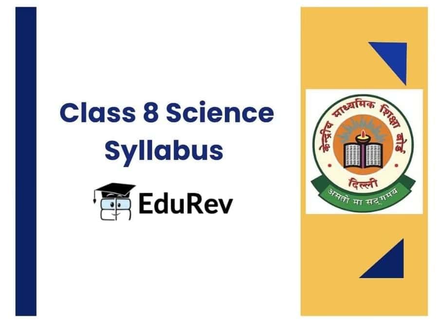 Syllabus: Science for Class 8 | Science Curiosity Class 8 -  New NCERT