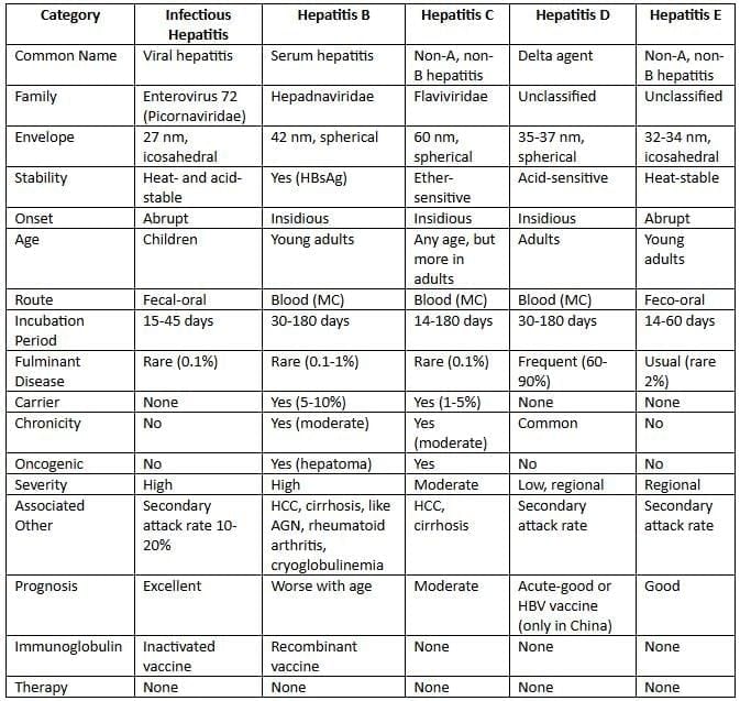 Hepatitis Viruses Chapter Notes | Microbiology - NEET PG