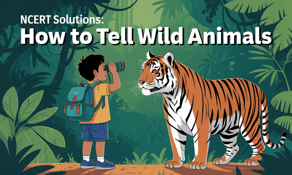 NCERT Solutions for Class 10 English First Flight Chapter 4 - How to Tell Wild Animals