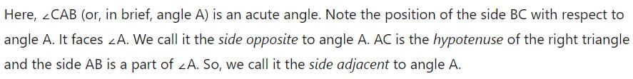 Trigonometry Chapter Notes | Elementary Mathematics for PAT