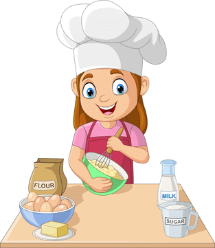 Girl Cooking PNG, Vector, PSD, and Clipart With Transparent ...