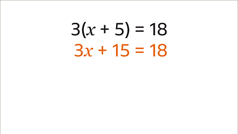 Solving for x - 3 - Year 7