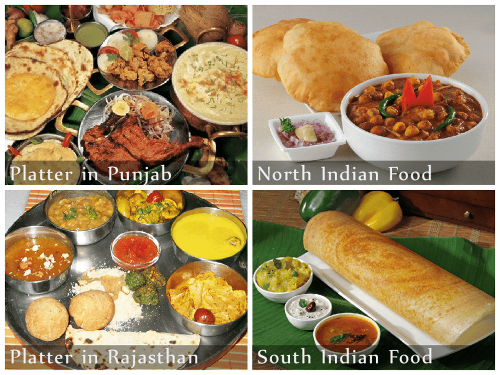 Food in different regions
