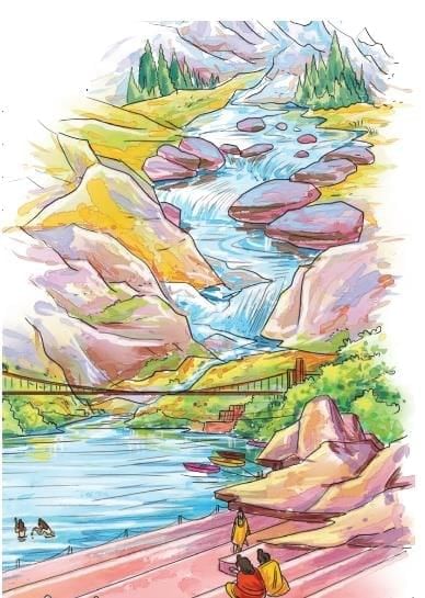 गंगा की कहानी Chapter Notes | Hindi Class 5 वीणा - New NCERT