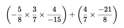 Rational Numbers Class 7 Worksheet Maths Chapter 1