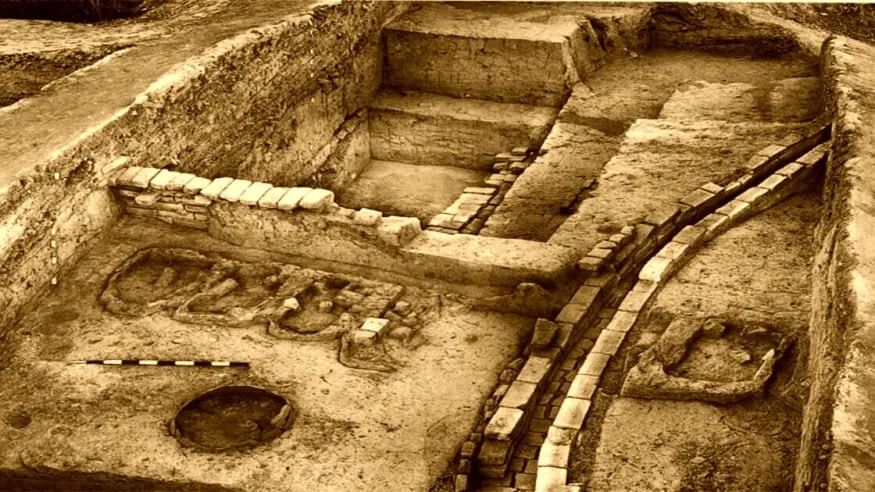 A fire altar in Harappa