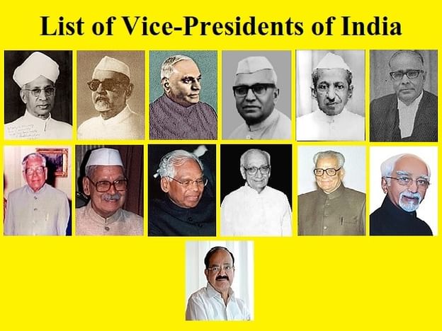 Vice Presidents of India from 1947 to 2017