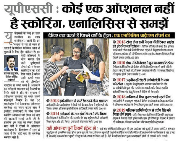 The Column on Dainik Bhaskar