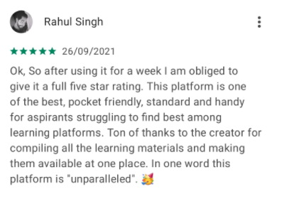 What users say about EduRev Infinity Package for UPSC?