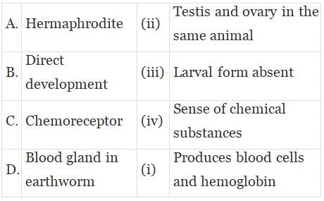 NCERT Exemplar: Structural Organisation in Animals | Biology Class 11 - NEET