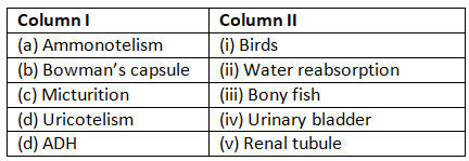 Excretory Products & their Elimination NCERT Solutions | Biology Class 11 - NEET