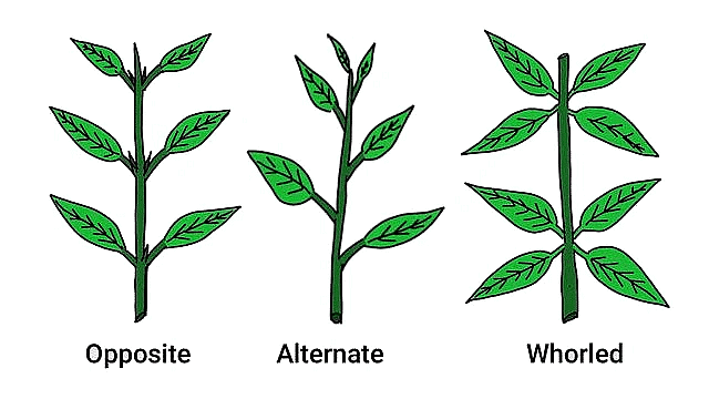 Types of Phyllotaxy