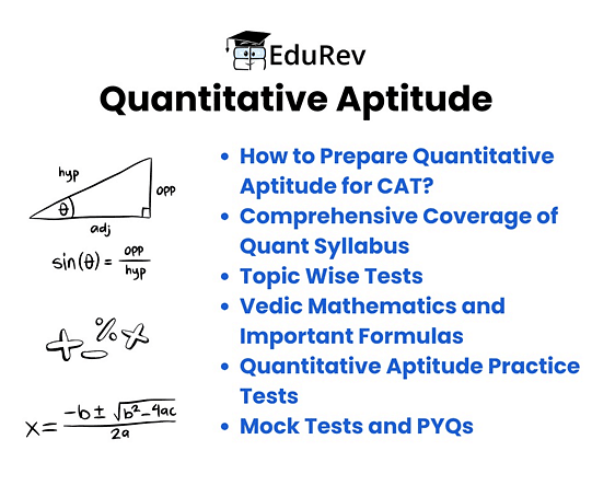 What do you get in the EduRev Infinity Package for Quantitative Aptitude CAT? | Quantitative Aptitude (Quant)