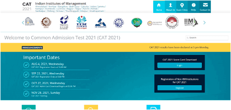 CAT Result 2022