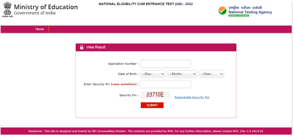 NEET Result 2024 - Scorecard Download