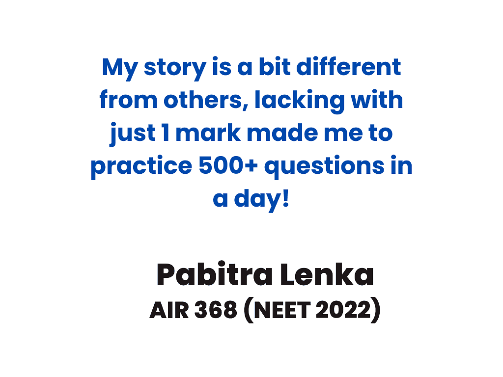 NEET Toppers Success Stories