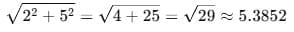 Example: Test whether the point -2 + 5j is on the root locus and find K