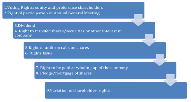 Trading Rights For Shares Rights of shareholders - Company Law - CLAT PG PDF Download