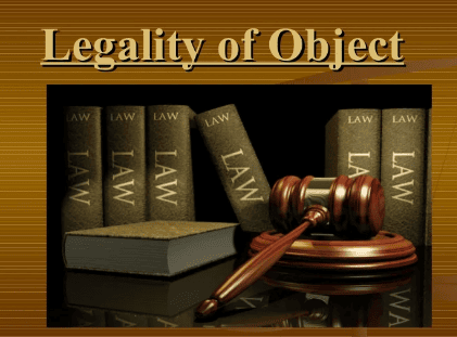 Legality of Object 