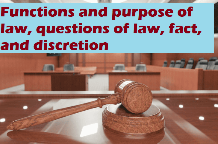 Meaning and Nature of Law