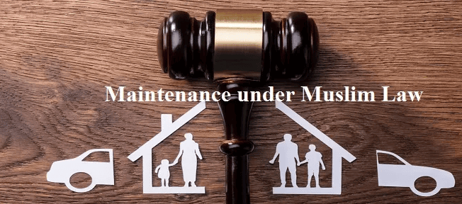Overview of Maintenance Under Muslim Law 