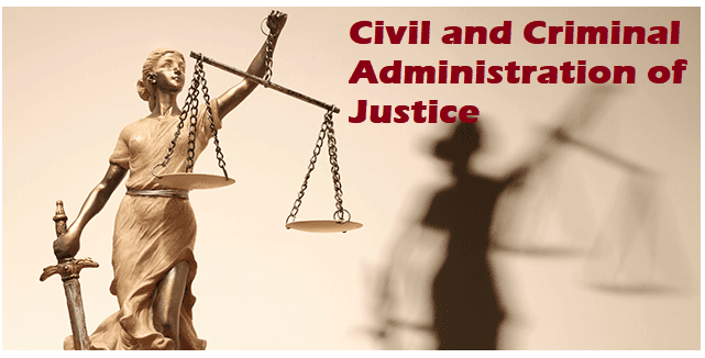 Administration of Justice