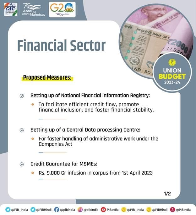 Summary of Union Budget 2023-24 | Indian Economy for UPSC CSE